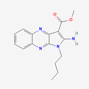 methyl 2-amino-1-butyl-1H-pyrrolo[2,3-b]quinoxaline-3-carboxylate