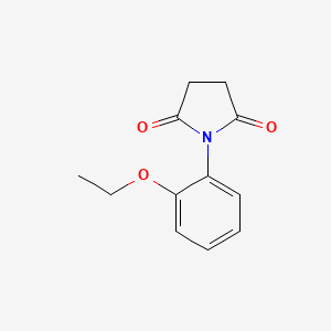 molecular formula C12H13NO3 B4688334 1-(2-ethoxyphenyl)-2,5-pyrrolidinedione CAS No. 112749-53-8