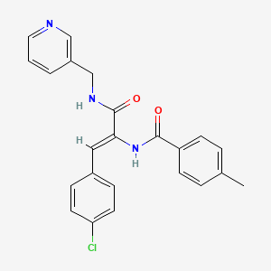 N-(2-(4-chlorophenyl)-1-{[(3-pyridinylmethyl)amino]carbonyl}vinyl)-4-methylbenzamide