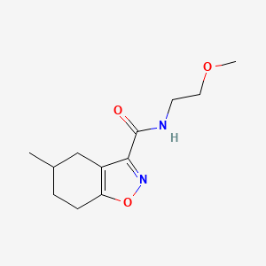 N-(2-methoxyethyl)-5-methyl-4,5,6,7-tetrahydro-1,2-benzisoxazole-3-carboxamide