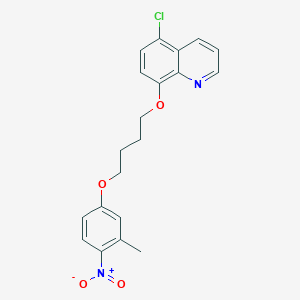 5-chloro-8-[4-(3-methyl-4-nitrophenoxy)butoxy]quinoline