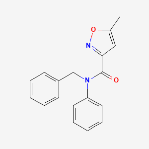 N-benzyl-5-methyl-N-phenyl-3-isoxazolecarboxamide