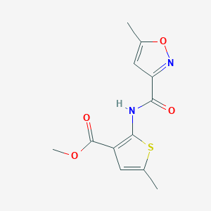 methyl 5-methyl-2-{[(5-methyl-3-isoxazolyl)carbonyl]amino}-3-thiophenecarboxylate