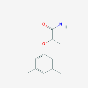 molecular formula C12H17NO2 B4688660 2-(3,5-dimethylphenoxy)-N-methylpropanamide 