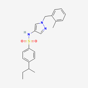 4-sec-butyl-N-[1-(2-methylbenzyl)-1H-pyrazol-4-yl]benzenesulfonamide