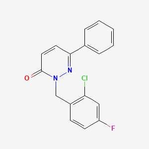 2-(2-chloro-4-fluorobenzyl)-6-phenyl-3(2H)-pyridazinone