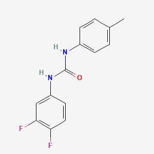 N-(3,4-difluorophenyl)-N'-(4-methylphenyl)urea