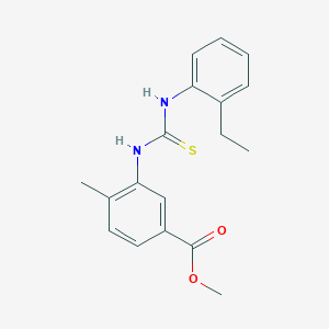 methyl 3-({[(2-ethylphenyl)amino]carbonothioyl}amino)-4-methylbenzoate