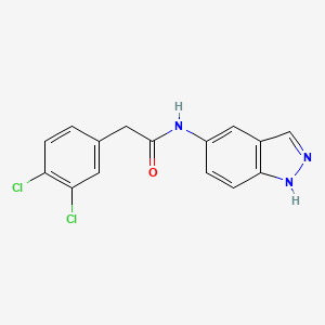 2-(3,4-dichlorophenyl)-N-1H-indazol-5-ylacetamide