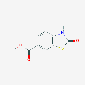 molecular formula C9H7NO3S B046888 2-氧代-2,3-二氢苯并[d]噻唑-6-羧酸甲酯 CAS No. 118620-99-8