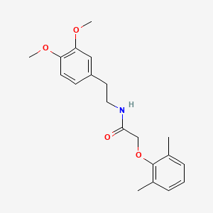 N-[2-(3,4-dimethoxyphenyl)ethyl]-2-(2,6-dimethylphenoxy)acetamide