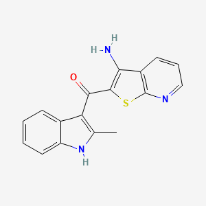 (3-aminothieno[2,3-b]pyridin-2-yl)(2-methyl-1H-indol-3-yl)methanone