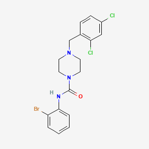 N-(2-bromophenyl)-4-(2,4-dichlorobenzyl)-1-piperazinecarboxamide