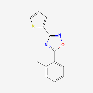 5-(2-methylphenyl)-3-(2-thienyl)-1,2,4-oxadiazole