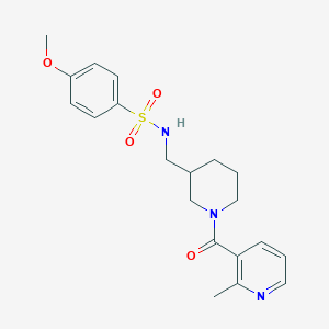 4-methoxy-N-({1-[(2-methyl-3-pyridinyl)carbonyl]-3-piperidinyl}methyl)benzenesulfonamide