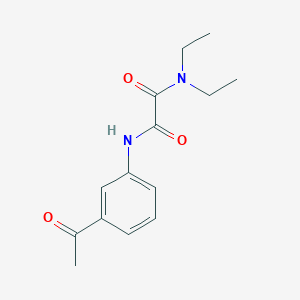 N'-(3-acetylphenyl)-N,N-diethylethanediamide