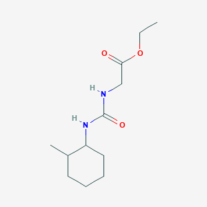 ethyl N-{[(2-methylcyclohexyl)amino]carbonyl}glycinate