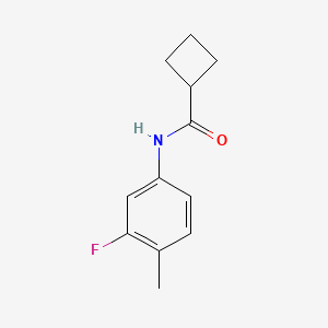 N-(3-fluoro-4-methylphenyl)cyclobutanecarboxamide