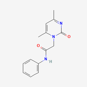 2-(4,6-dimethyl-2-oxopyrimidin-1(2H)-yl)-N-phenylacetamide