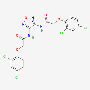 N,N'-1,2,5-oxadiazole-3,4-diylbis[2-(2,4-dichlorophenoxy)acetamide]