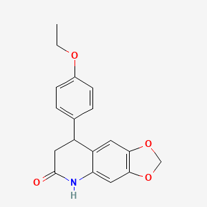 8-(4-ethoxyphenyl)-7,8-dihydro[1,3]dioxolo[4,5-g]quinolin-6(5H)-one