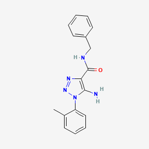 5-amino-N-benzyl-1-(2-methylphenyl)-1H-1,2,3-triazole-4-carboxamide