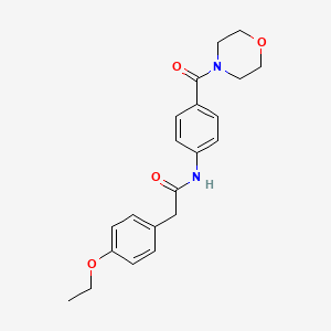 2-(4-ethoxyphenyl)-N-[4-(4-morpholinylcarbonyl)phenyl]acetamide