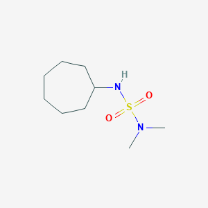 molecular formula C9H20N2O2S B4689590 N'-cycloheptyl-N,N-dimethylsulfamide 