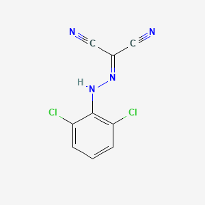 [(2,6-dichlorophenyl)hydrazono]malononitrile