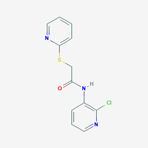 N-(2-chloro-3-pyridinyl)-2-(2-pyridinylthio)acetamide