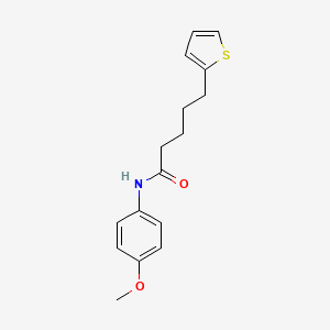 N-(4-methoxyphenyl)-5-(2-thienyl)pentanamide