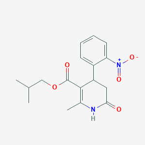 isobutyl 2-methyl-4-(2-nitrophenyl)-6-oxo-1,4,5,6-tetrahydro-3-pyridinecarboxylate