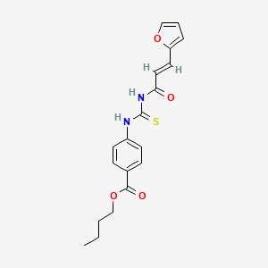 butyl 4-[({[3-(2-furyl)acryloyl]amino}carbonothioyl)amino]benzoate