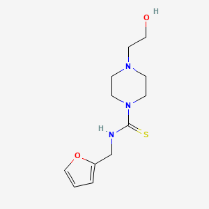 N-(2-furylmethyl)-4-(2-hydroxyethyl)-1-piperazinecarbothioamide