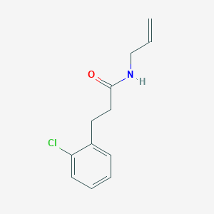 molecular formula C12H14ClNO B4690098 N-allyl-3-(2-chlorophenyl)propanamide 