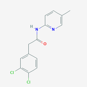 molecular formula C14H12Cl2N2O B4690142 2-(3,4-dichlorophenyl)-N-(5-methyl-2-pyridinyl)acetamide 