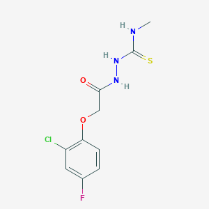 2-[(2-chloro-4-fluorophenoxy)acetyl]-N-methylhydrazinecarbothioamide