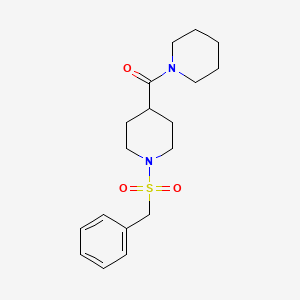 1-(benzylsulfonyl)-4-(1-piperidinylcarbonyl)piperidine