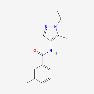 N-(1-ethyl-5-methyl-1H-pyrazol-4-yl)-3-methylbenzamide