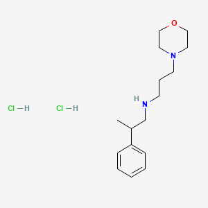 N-(3-morpholin-4-ylpropyl)-2-phenylpropan-1-amine dihydrochloride