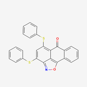 3,5-bis(phenylthio)-6H-anthra[1,9-cd]isoxazol-6-one