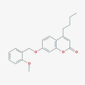 4-butyl-7-[(2-methoxybenzyl)oxy]-2H-chromen-2-one