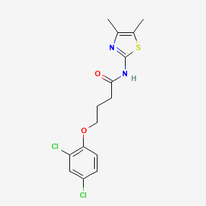 4-(2,4-dichlorophenoxy)-N-(4,5-dimethyl-1,3-thiazol-2-yl)butanamide