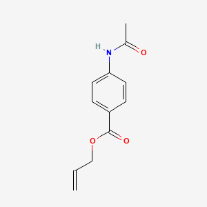 molecular formula C12H13NO3 B4690545 allyl 4-(acetylamino)benzoate 