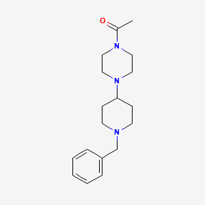 1-acetyl-4-(1-benzyl-4-piperidinyl)piperazine