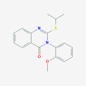 2-(isopropylthio)-3-(2-methoxyphenyl)-4(3H)-quinazolinone