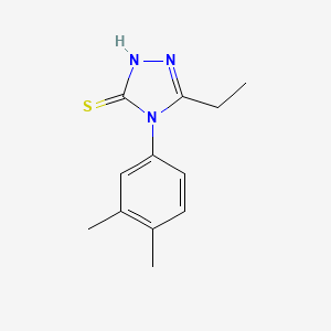 4-(3,4-dimethylphenyl)-5-ethyl-4H-1,2,4-triazole-3-thiol