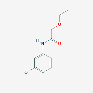 molecular formula C11H15NO3 B4691014 2-ethoxy-N-(3-methoxyphenyl)acetamide 