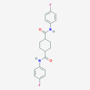 N1,N4-bis(4-fluorophenyl)cyclohexane-1,4-dicarboxamide