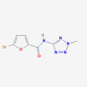 molecular formula C7H6BrN5O2 B4691058 5-bromo-N-(2-methyl-2H-tetrazol-5-yl)-2-furamide 